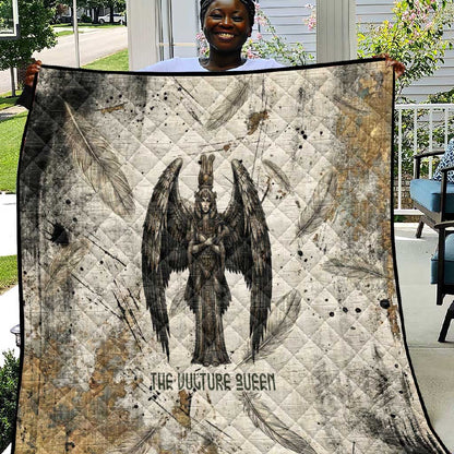 Mut Quilt Vulture Queen Egyptian Mother Goddess Wings Feathers