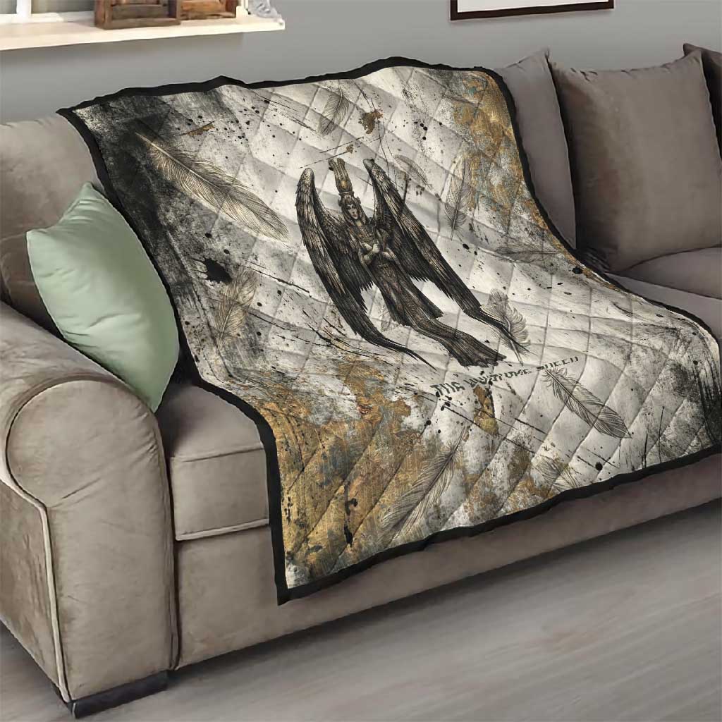 Mut Quilt Vulture Queen Egyptian Mother Goddess Wings Feathers