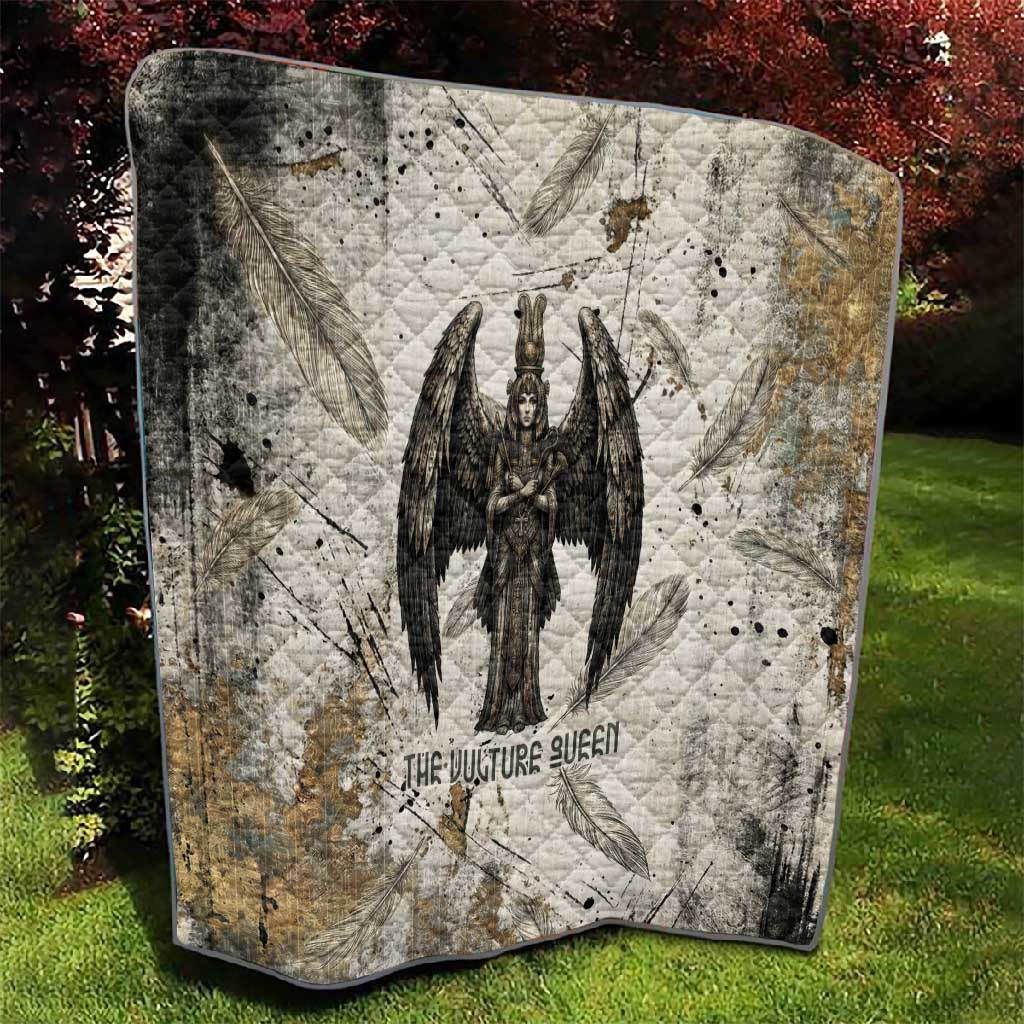 Mut Quilt Vulture Queen Egyptian Mother Goddess Wings Feathers