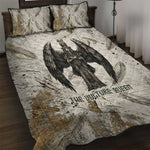 Mut Quilt Bed Set Vulture Queen Egyptian Mother Goddess Wings Feathers