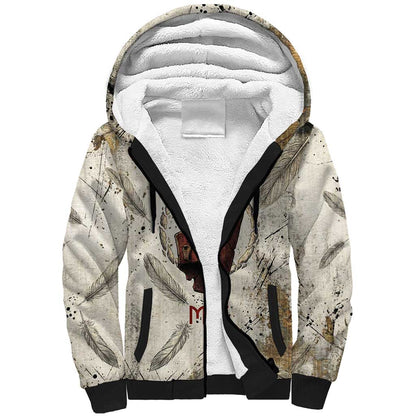 Mut Sherpa Hoodie Vulture Queen Egyptian Mother Goddess Wings Feathers