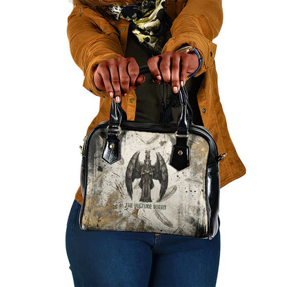 Mut Shoulder Handbag Vulture Queen Egyptian Mother Goddess Wings Feathers