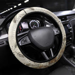 Mut Steering Wheel Cover Vulture Queen Egyptian Mother Goddess Wings Feathers