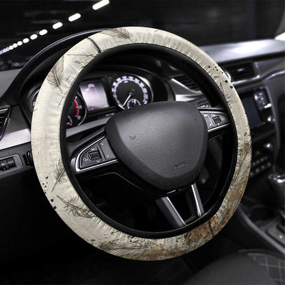 Mut Steering Wheel Cover Vulture Queen Egyptian Mother Goddess Wings Feathers