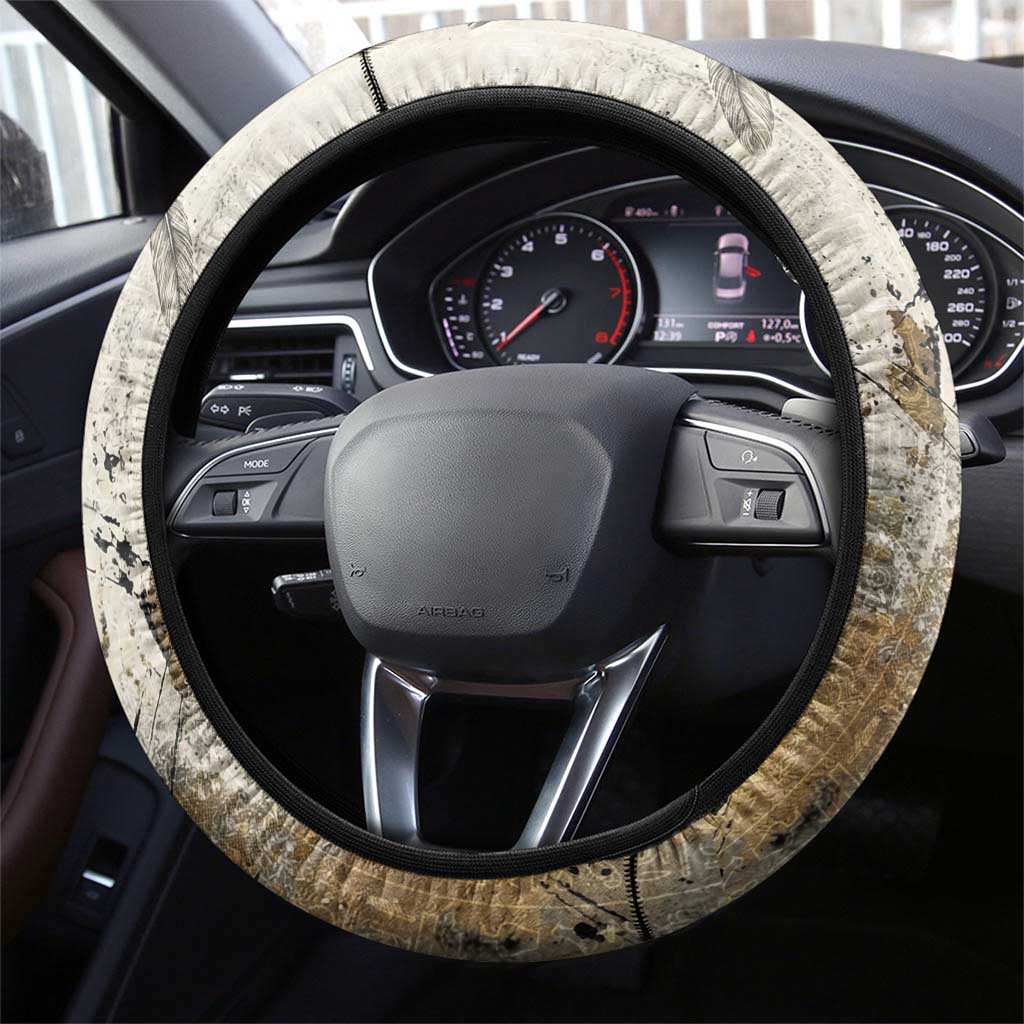 Mut Steering Wheel Cover Vulture Queen Egyptian Mother Goddess Wings Feathers