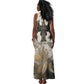 Mut Tank Maxi Dress Vulture Queen Egyptian Mother Goddess Wings Feathers