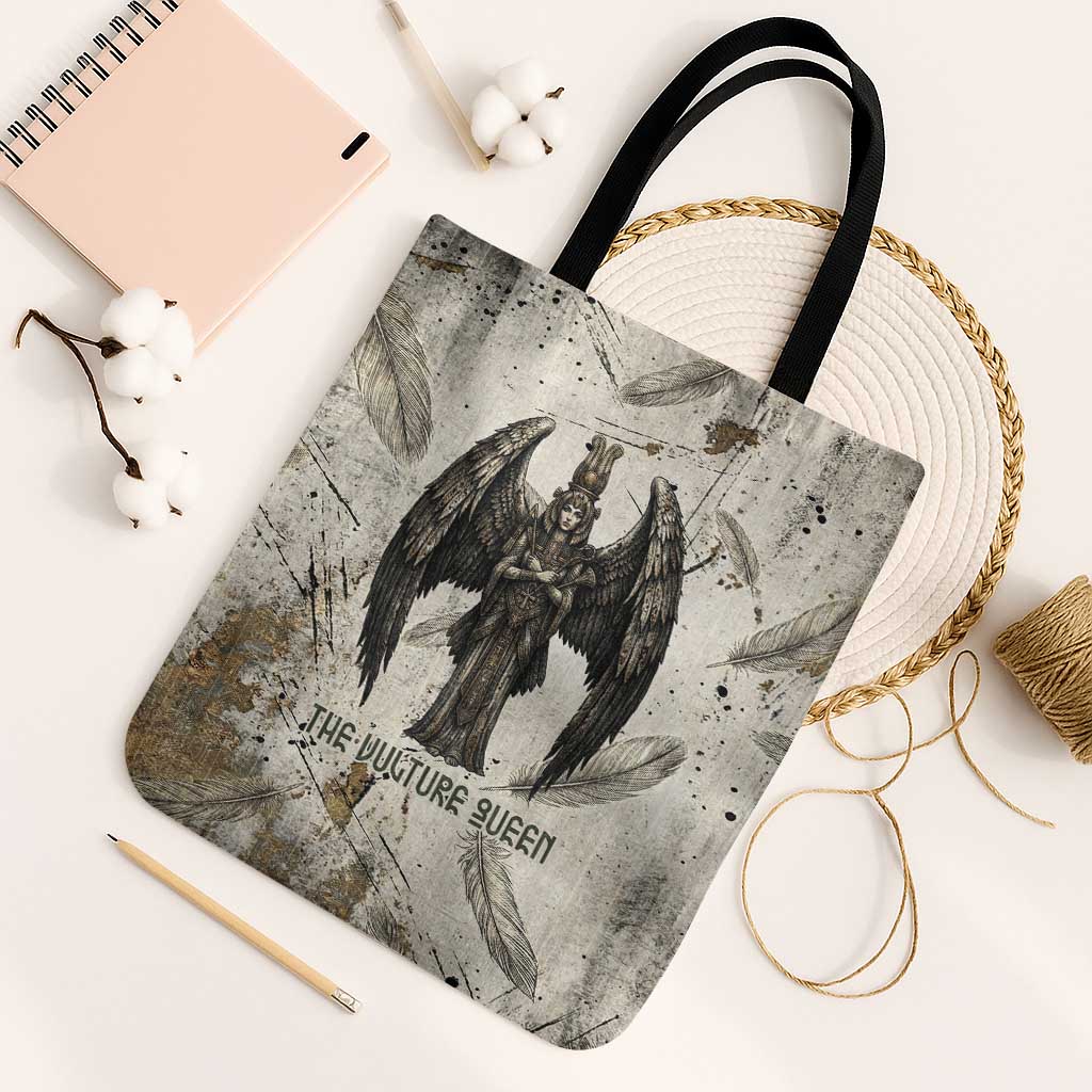 Mut Tote Bag Vulture Queen Egyptian Mother Goddess Wings Feathers