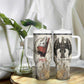 Mut Tumbler With Handle Vulture Queen Egyptian Mother Goddess Wings Feathers
