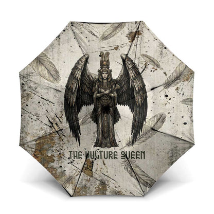 Mut Umbrella Vulture Queen Egyptian Mother Goddess Wings Feathers