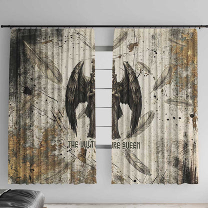 Mut Window Curtain Vulture Queen Egyptian Mother Goddess Wings Feathers