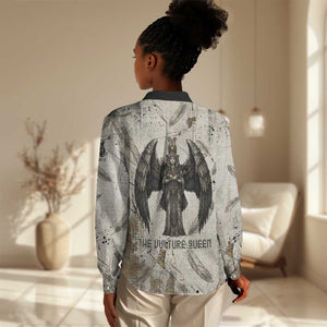 Mut Women Casual Shirt Vulture Queen Egyptian Mother Goddess Wings Feathers
