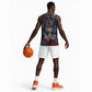 Mut Basketball Jersey The Lioness of Thebes Egyptian Goddess Cosmic Crown Adorned Warrior Queen Design