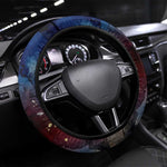 Mut Steering Wheel Cover The Lioness of Thebes Egyptian Goddess Cosmic Crown Adorned Warrior Queen Design