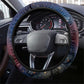 Mut Steering Wheel Cover The Lioness of Thebes Egyptian Goddess Cosmic Crown Adorned Warrior Queen Design