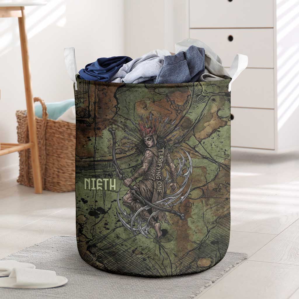 Neith Egyptian Laundry Basket War Goddess Terrifying One Dual Spears and Shield Battle Worn