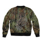 Neith Egyptian Bomber Jacket War Goddess Terrifying One Dual Spears and Shield Battle Worn