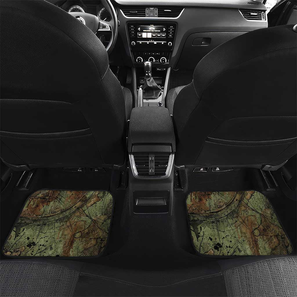 Neith Egyptian Car Mats War Goddess Terrifying One Dual Spears and Shield Battle Worn