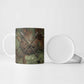 Neith Egyptian Ceramic Mug War Goddess Terrifying One Dual Spears and Shield Battle Worn