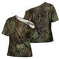 Neith Egyptian Cross Shoulder Shirt War Goddess Terrifying One Dual Spears and Shield Battle Worn