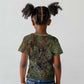 Neith Egyptian Kid T shirt War Goddess Terrifying One Dual Spears and Shield Battle Worn