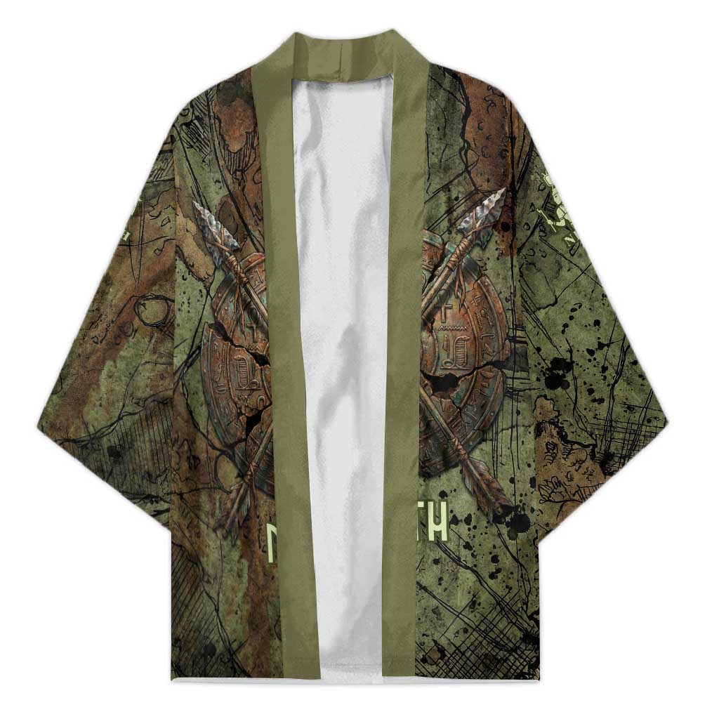 Neith Egyptian Kimono War Goddess Terrifying One Dual Spears and Shield Battle Worn