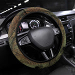 Neith Egyptian Steering Wheel Cover War Goddess Terrifying One Dual Spears and Shield Battle Worn