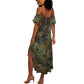 Neith Egyptian Summer Maxi Dress War Goddess Terrifying One Dual Spears and Shield Battle Worn