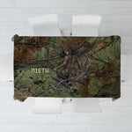 Neith Egyptian Tablecloth War Goddess Terrifying One Dual Spears and Shield Battle Worn