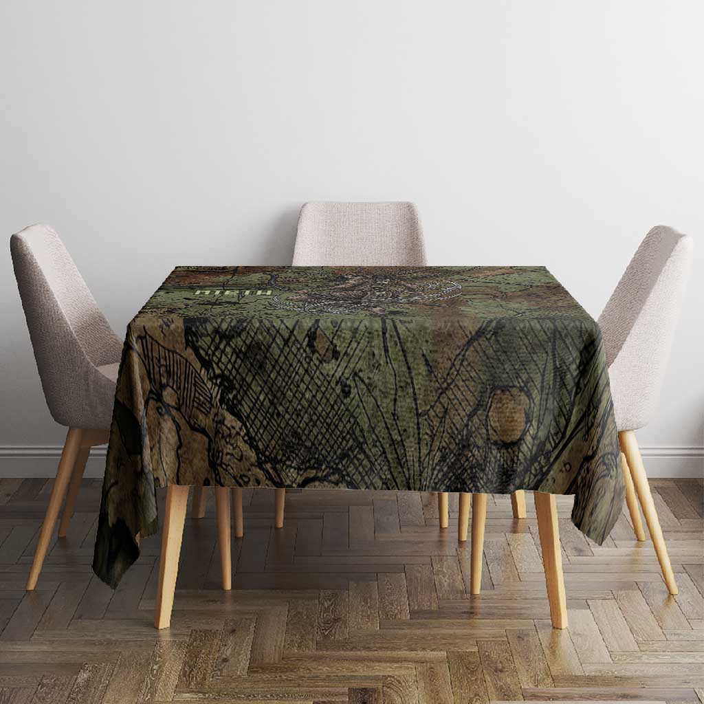 Neith Egyptian Tablecloth War Goddess Terrifying One Dual Spears and Shield Battle Worn