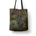 Neith Egyptian Tote Bag War Goddess Terrifying One Dual Spears and Shield Battle Worn
