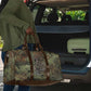 Neith Egyptian Travel Bag War Goddess Terrifying One Dual Spears and Shield Battle Worn