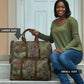Neith Egyptian Travel Bag War Goddess Terrifying One Dual Spears and Shield Battle Worn