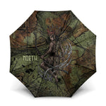 Neith Egyptian Umbrella War Goddess Terrifying One Dual Spears and Shield Battle Worn