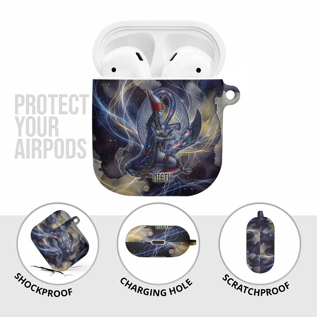 Neith Egyptian AirPods Case Goddess Mother of All Cosmic Threads