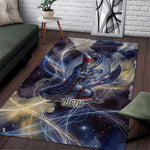 Neith Egyptian Area Rug Goddess Mother of All Cosmic Threads