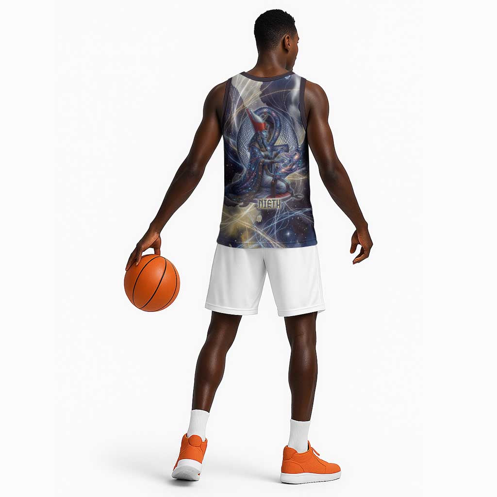 Neith Egyptian Basketball Jersey Goddess Mother of All Cosmic Threads