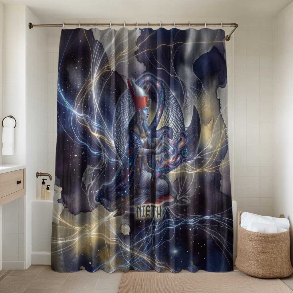 Neith Egyptian Bathroom Set Goddess Mother of All Cosmic Threads