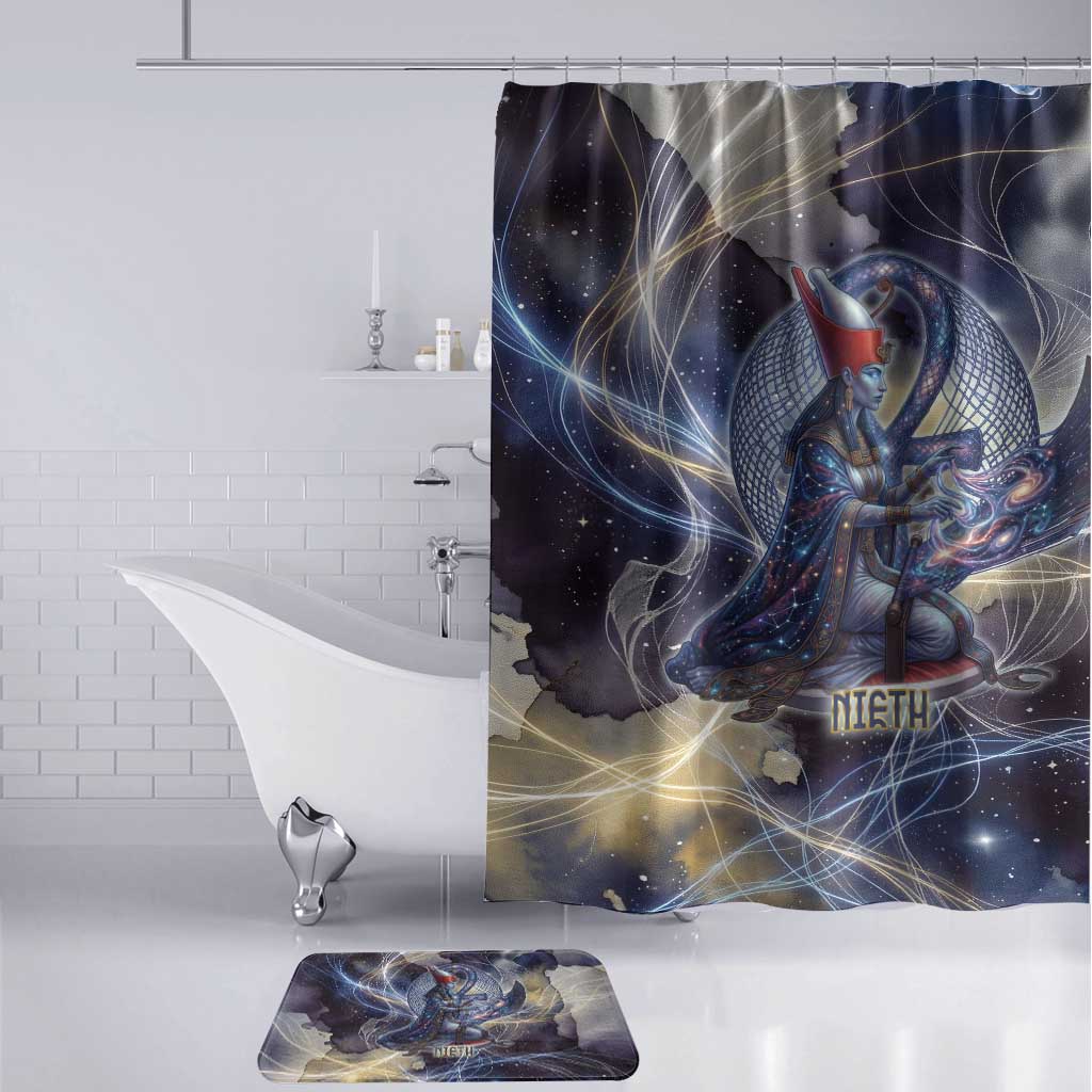 Neith Egyptian Bathroom Set Goddess Mother of All Cosmic Threads