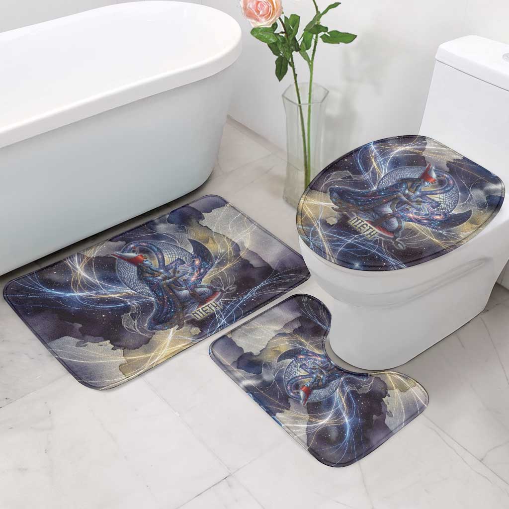 Neith Egyptian Bathroom Set Goddess Mother of All Cosmic Threads