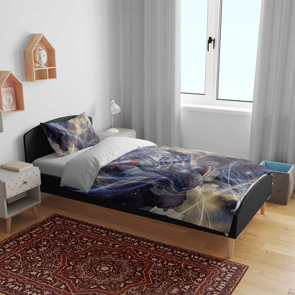 Neith Egyptian Bedding Set Goddess Mother of All Cosmic Threads