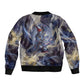Neith Egyptian Bomber Jacket Goddess Mother of All Cosmic Threads
