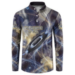 Neith Egyptian Button Sweatshirt Goddess Mother of All Cosmic Threads