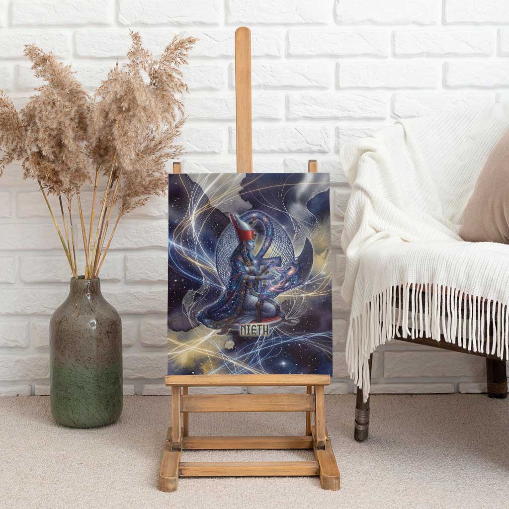Neith Egyptian Canvas Wall Art Goddess Mother of All Cosmic Threads