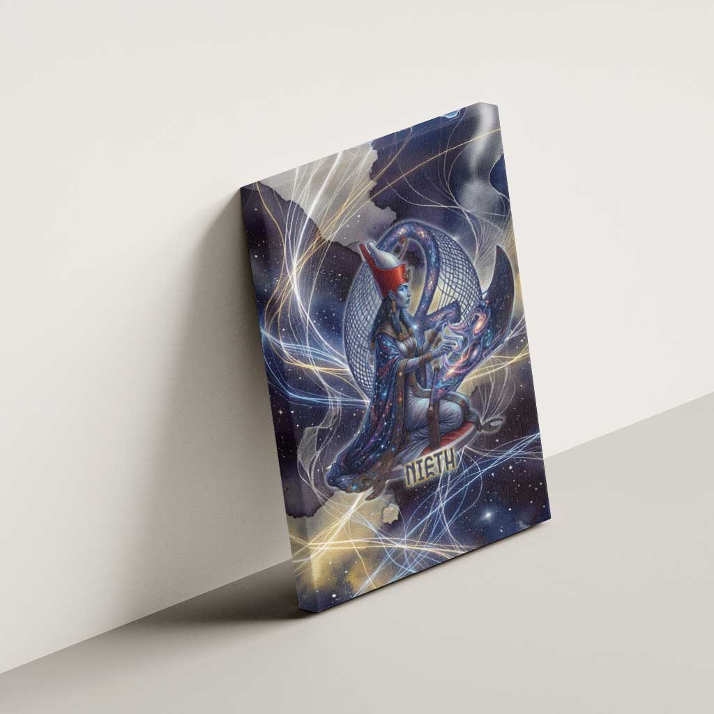 Neith Egyptian Canvas Wall Art Goddess Mother of All Cosmic Threads
