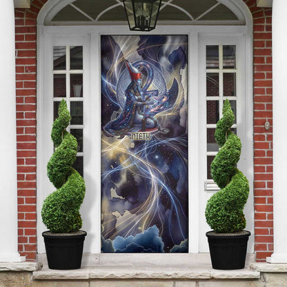 Neith Egyptian Door Cover Goddess Mother of All Cosmic Threads