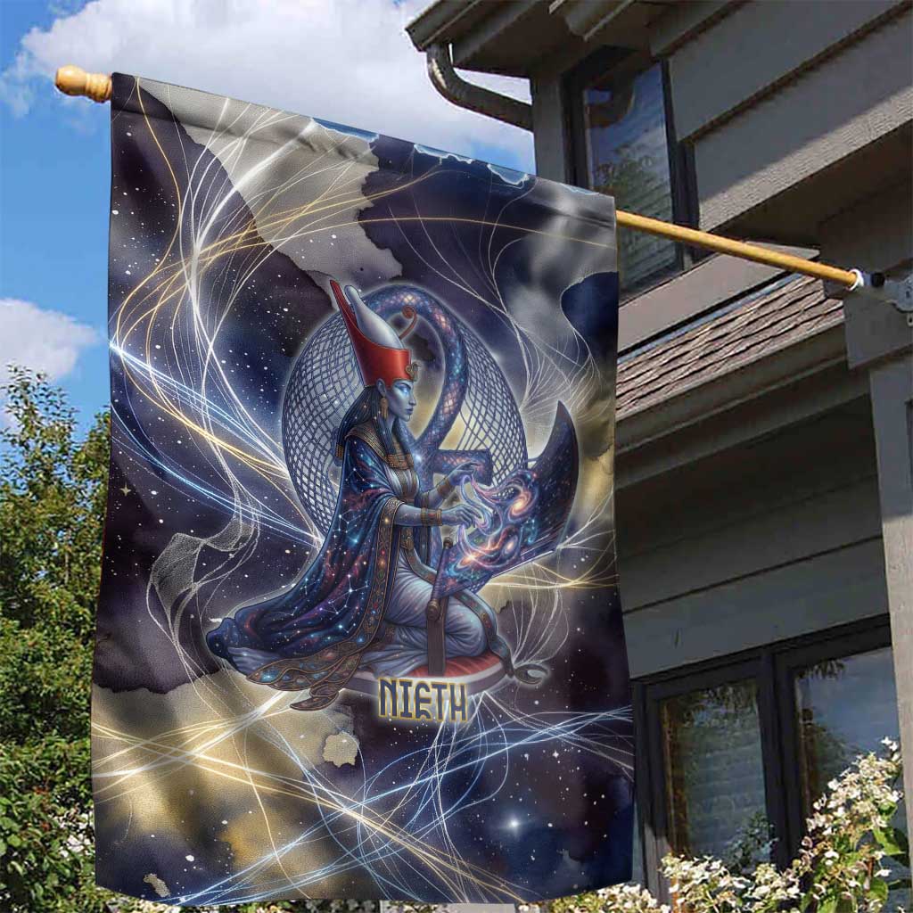 Neith Egyptian Garden Flag Goddess Mother of All Cosmic Threads