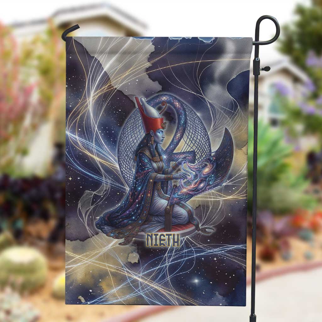 Neith Egyptian Garden Flag Goddess Mother of All Cosmic Threads