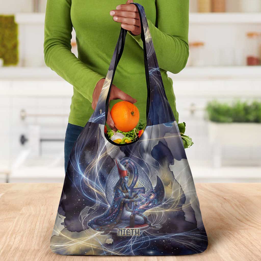 Neith Egyptian Grocery Bag Goddess Mother of All Cosmic Threads