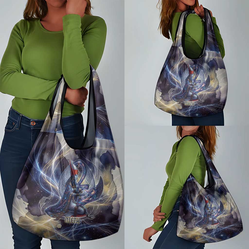 Neith Egyptian Grocery Bag Goddess Mother of All Cosmic Threads
