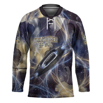Neith Egyptian Hockey Jersey Goddess Mother of All Cosmic Threads
